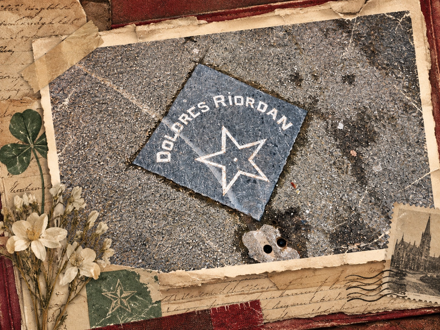 Dolores’s memorial star in Dingle.