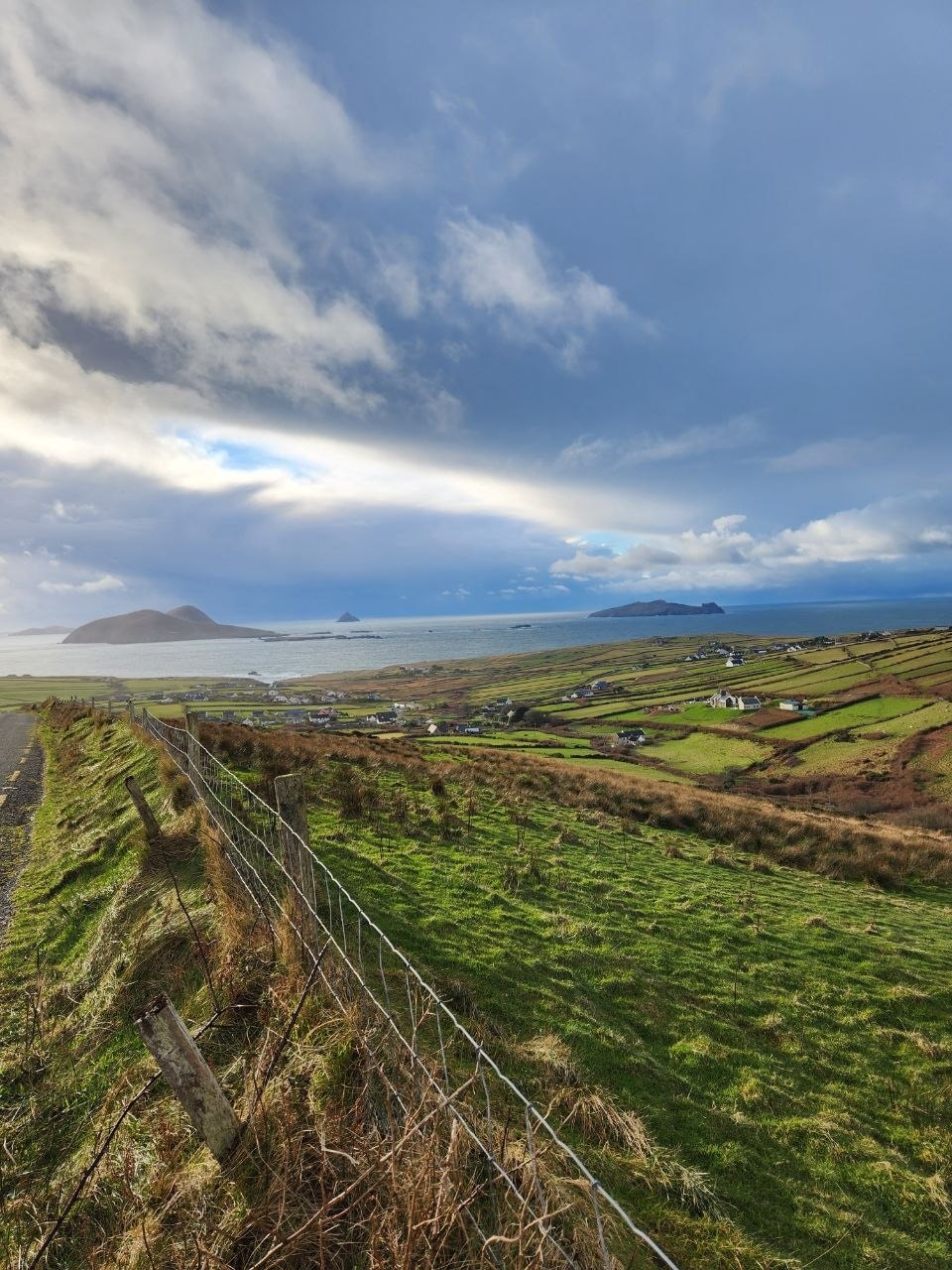 A view across the bay in Dingle, Ireland.