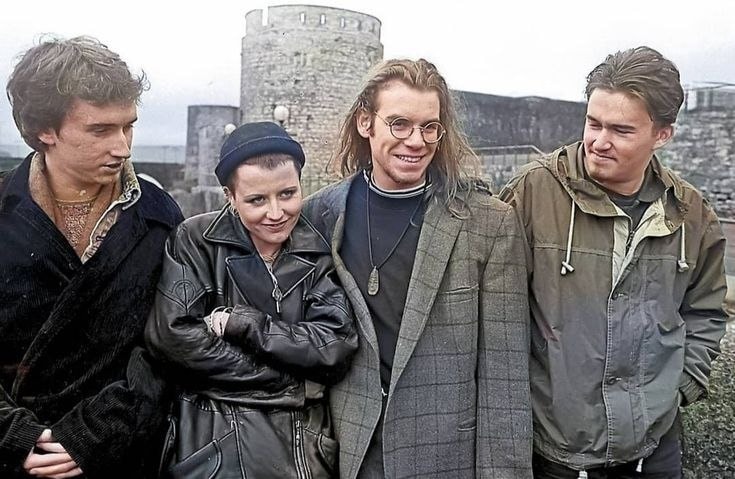 The Cranberries in the early ’90s, by King John’s Castle.